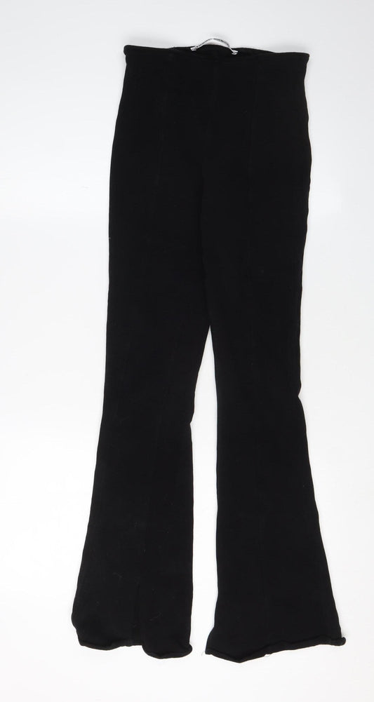 Alexander Wang Women's Black Flared Trousers M