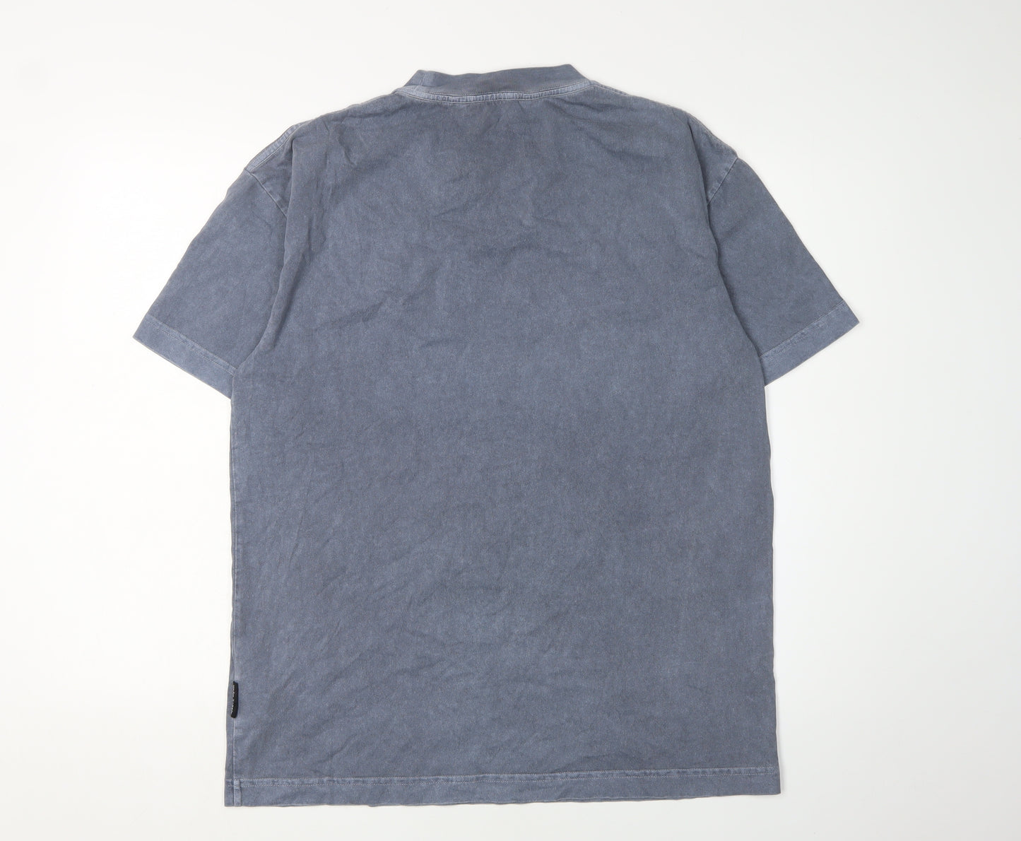 Palm Angels Men's Blue Logo T-Shirt M