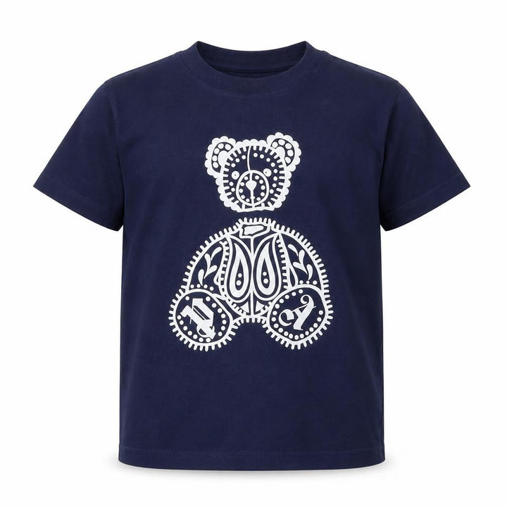 Palm Angels Boys Blue Graphic Print T-Shirt Size M