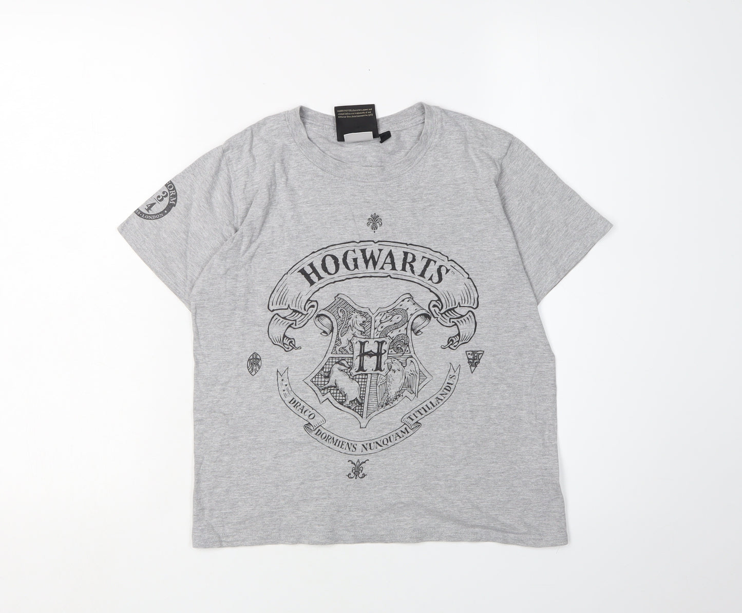 Harry Potter Grey Unisex T-Shirt S Casual Movie