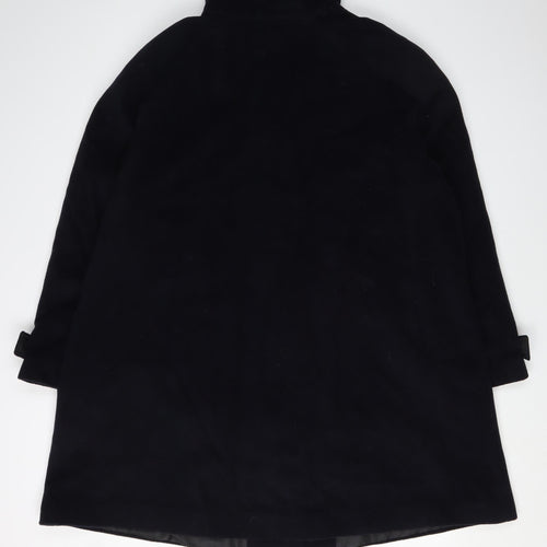John Lewis Women's Black Wool Coat Size 18 - Classic Winter Wear