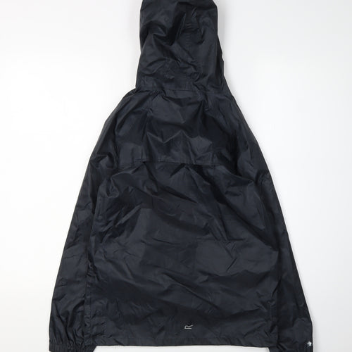 Regatta Boys Black Windbreaker Jacket 12-13 Years