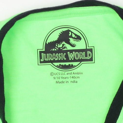 Jurassic World Boys Green T-Shirt, Size 9-10 Years, Regular Fit