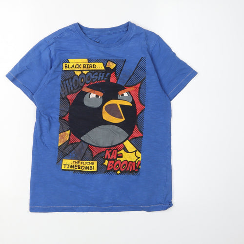 Next Boys Blue Angry Birds T-Shirt 9-10 Years