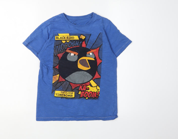 Next Boys Blue Angry Birds T-Shirt 9-10 Years