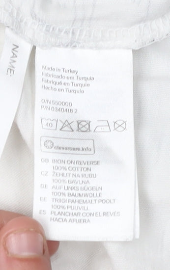 H&M Boys Star Wars White T-Shirt 5-6 Years Long Sleeve Pullover