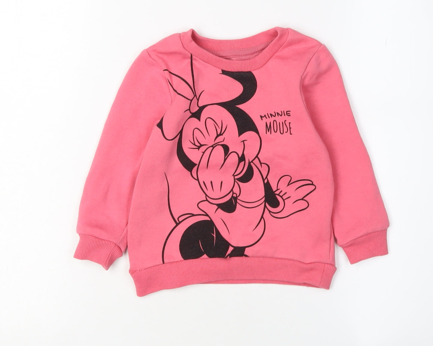 Disney Unisex Baby Pink Minnie Mouse Jumper 18-24 Months