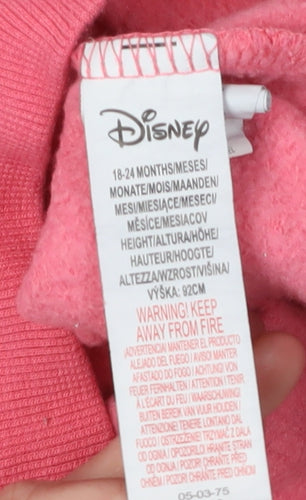 Disney Unisex Baby Pink Minnie Mouse Jumper 18-24 Months