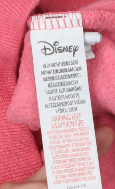 Disney Unisex Baby Pink Minnie Mouse Jumper 18-24 Months