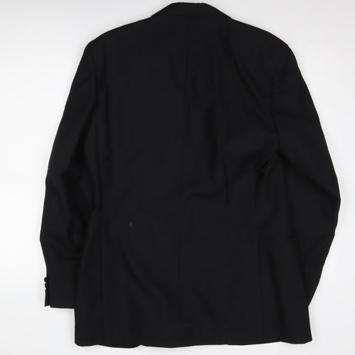 Moss Bros Black Men's Long Suit Size 40L