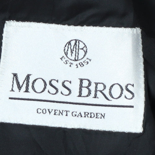 Moss Bros Black Men's Long Suit Size 40L