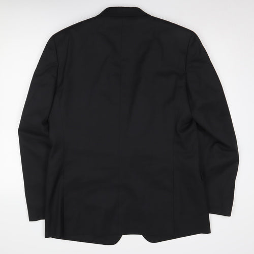 Hugo Boss Men's Black Blazer 42R Wool
