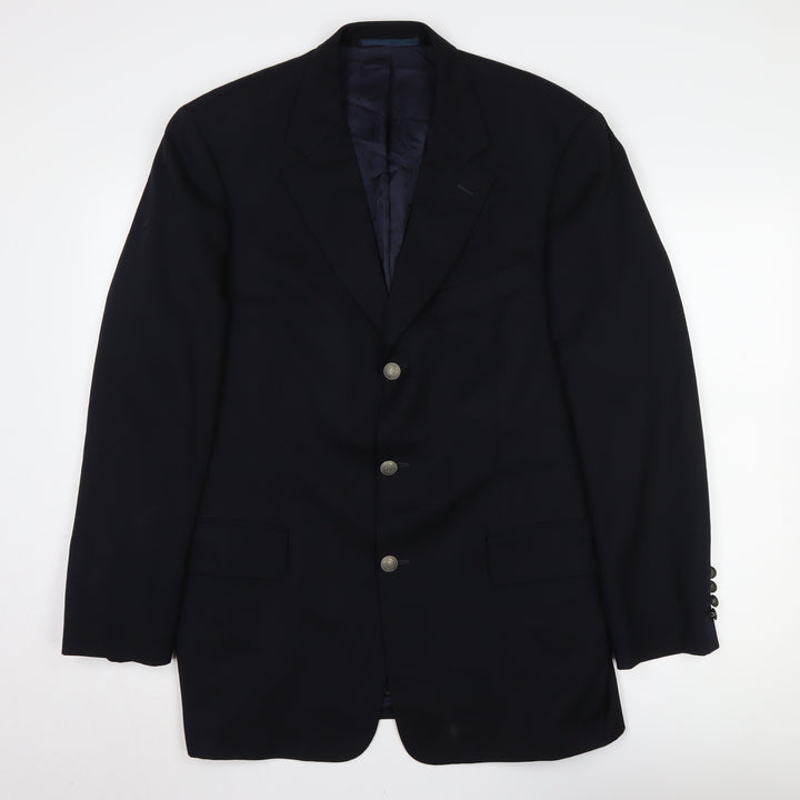 Botto Giuseppe Men's Black Wool Blazer 42R