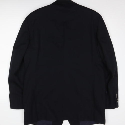 Botto Giuseppe Men's Black Wool Blazer 42R