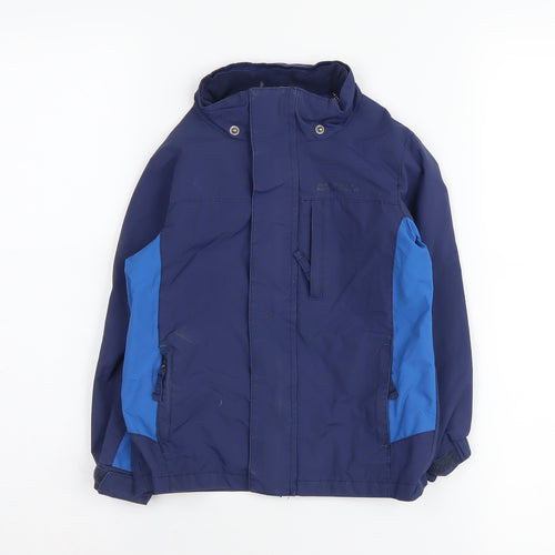 Mountain Warehouse Boys Blue Waterproof Jacket Size 3-4 Years