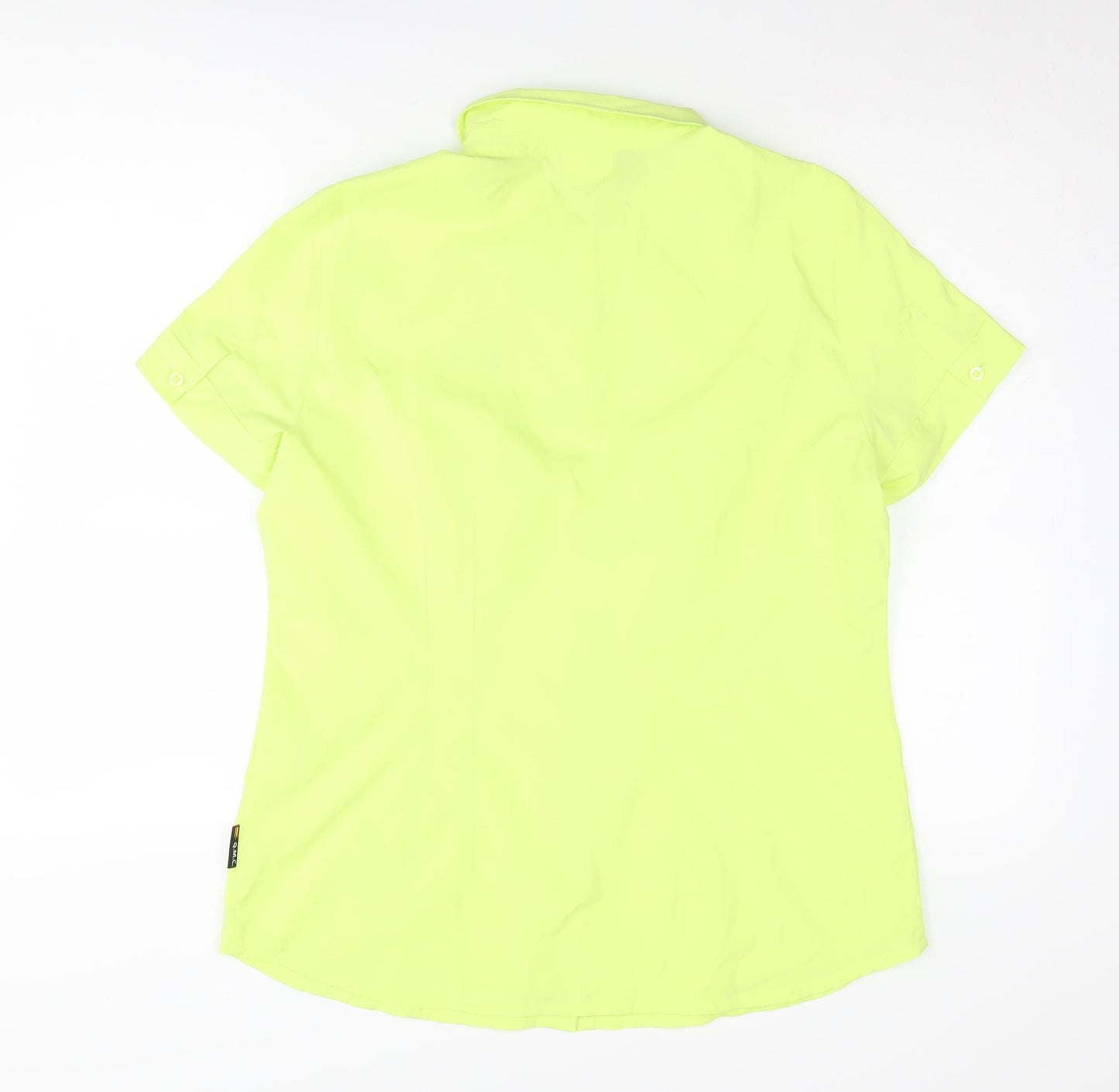 Jack Wolfskin Women's Green Button-Up Shirt, Size 18, Slim Fit