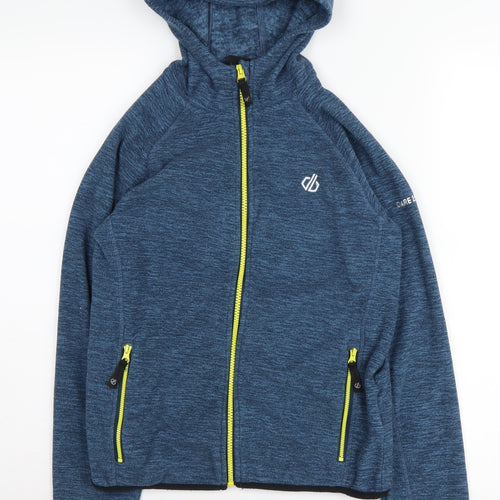Dare2b Boys Blue Full Zip Hoodie, 13 Years, Polyester