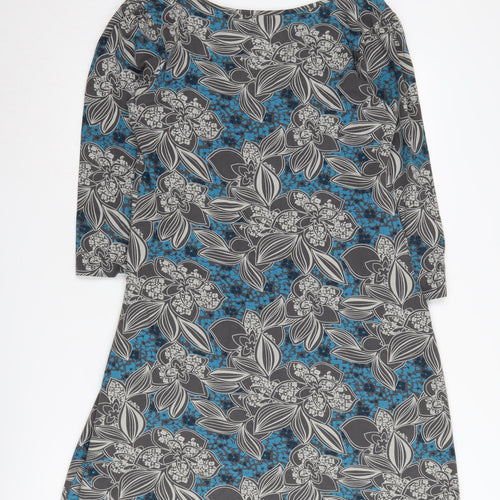 Mantaray Women's Multicoloured A-Line Dress Size 14