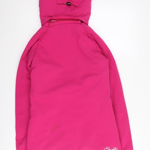 Dare 2b Women's Pink Ski Jacket Size 8 Hooded Zip