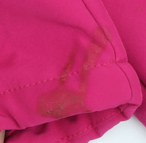 Dare 2b Women's Pink Ski Jacket Size 8 Hooded Zip