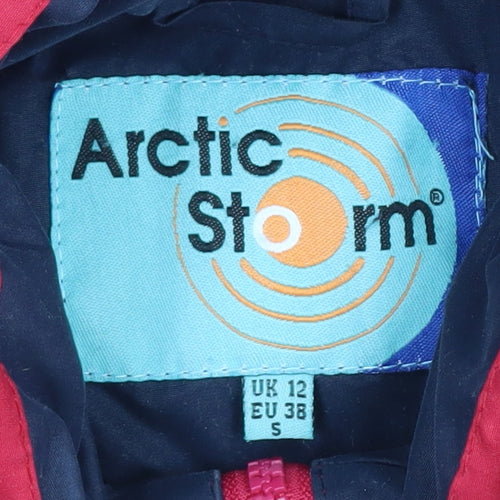 Arctic Storm Women's Red Parka Jacket Size 12