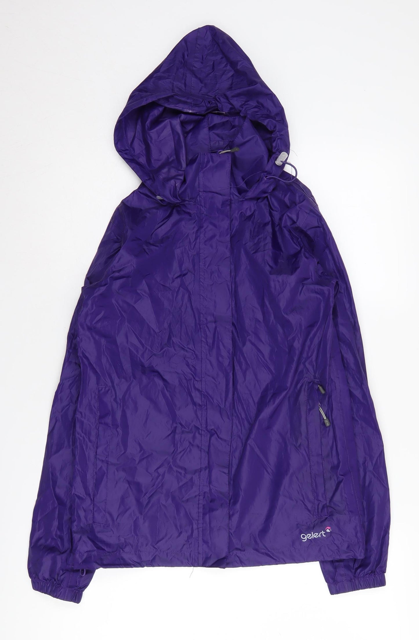 Gelert Women's Purple Packaway Rain Coat Jacket Size 6