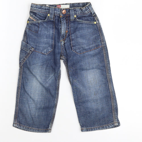 Diesel Unisex Baby Blue Cargo Jeans 18 Months