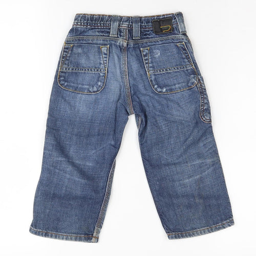 Diesel Unisex Baby Blue Cargo Jeans 18 Months