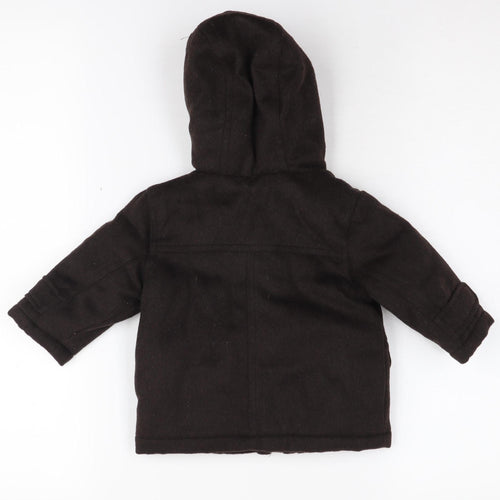 Jasper Conran Brown Wool Duffle Coat 3-6 Months