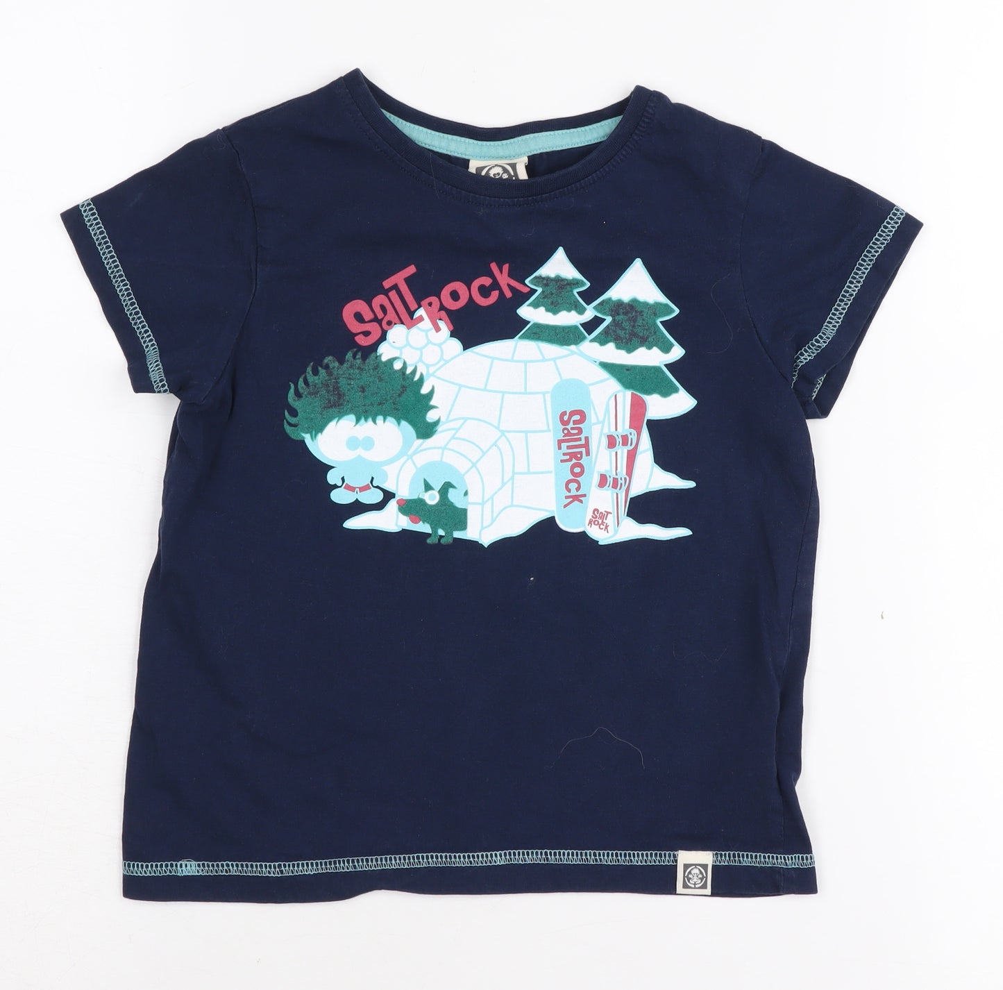 Saltrock Boys Blue Cartoon Graphic T-Shirt - 4-5 Years