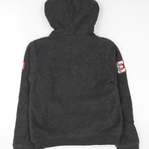 Everlast Boys Grey Full Zip Hoodie 9-10 Years with Logo