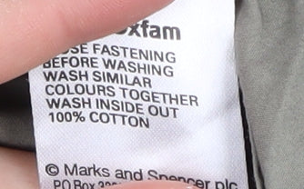 Marks and Spencer Women's Grey Military Jacket Size 20