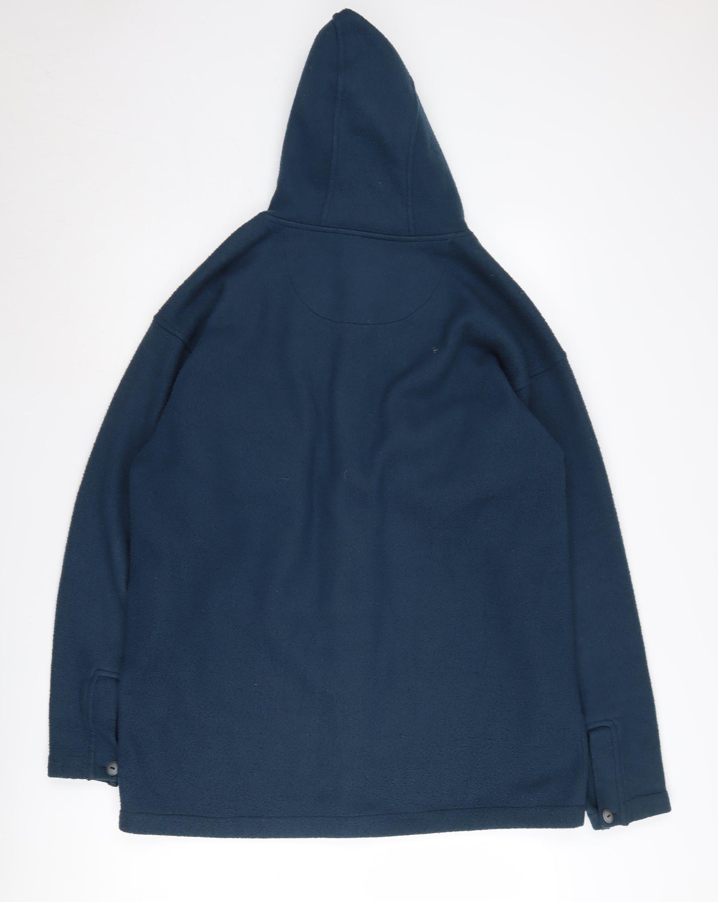Evolution Men's Blue Hooded Fleece Jacket, Size S