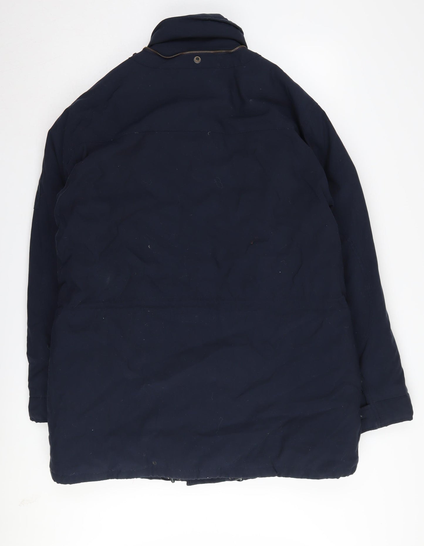 French Connection Men's Blue Parka Jacket - M