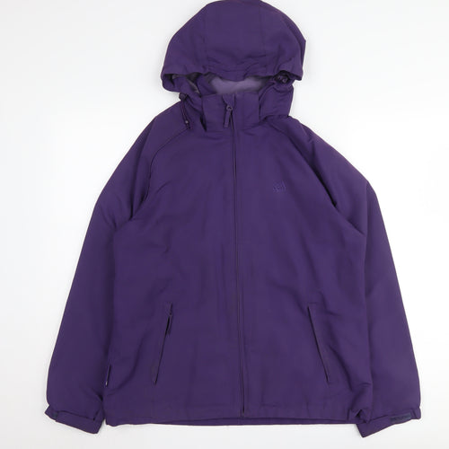Mountain Essentials Women's Purple Rain Coat Size 12