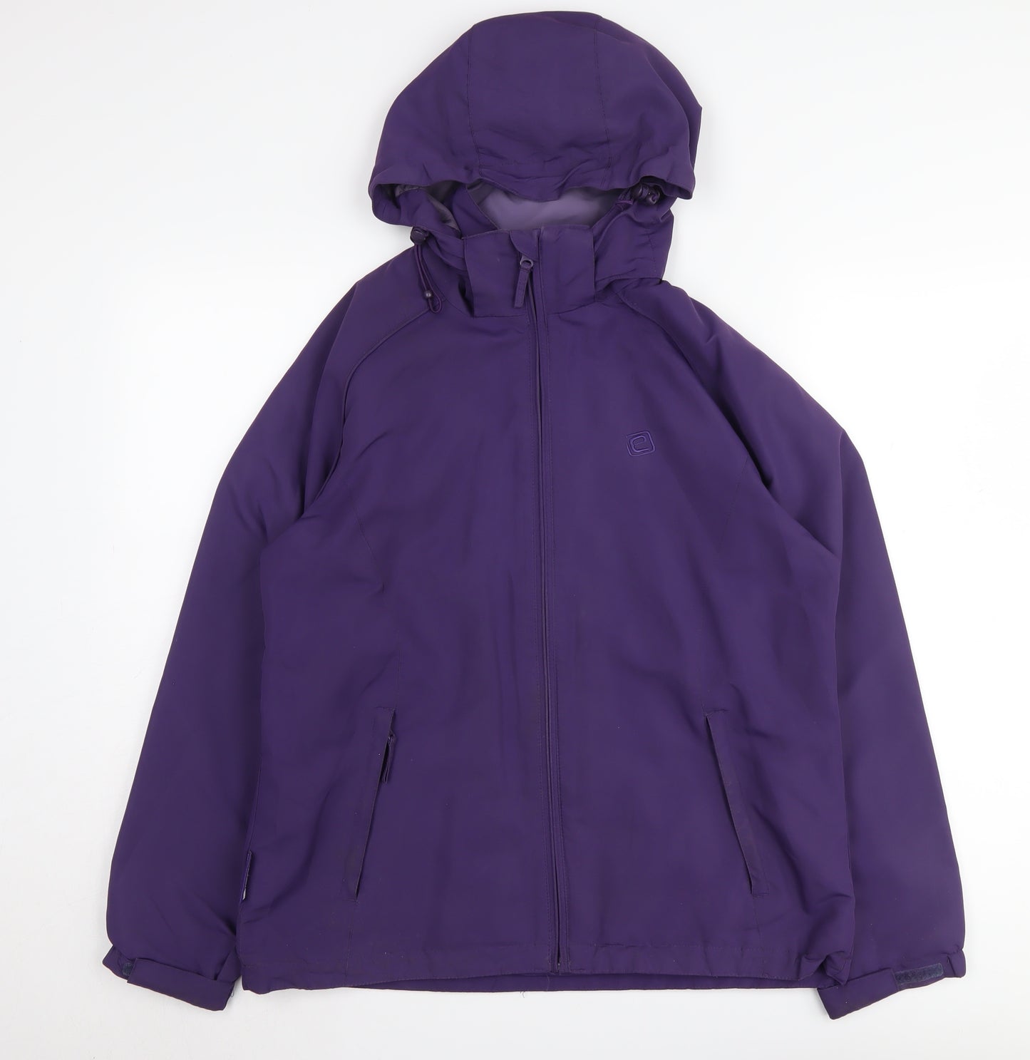 Mountain Essentials Women's Purple Rain Coat Size 12