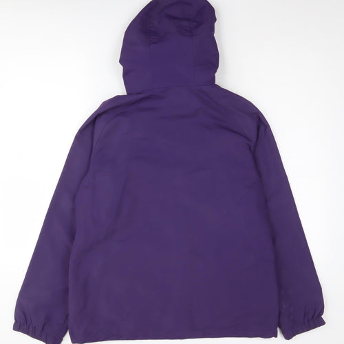 Mountain Essentials Women's Purple Rain Coat Size 12