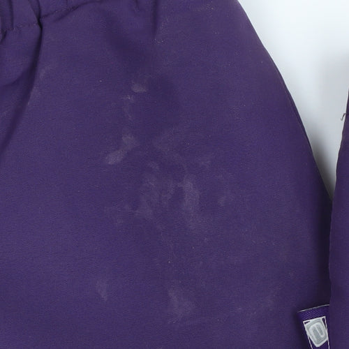 Mountain Essentials Women's Purple Rain Coat Size 12