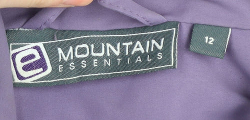 Mountain Essentials Women's Purple Rain Coat Size 12
