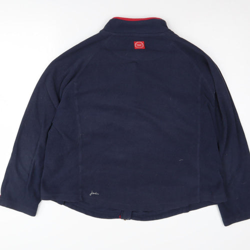 Joules Women's Blue Fleece Jacket Size 18