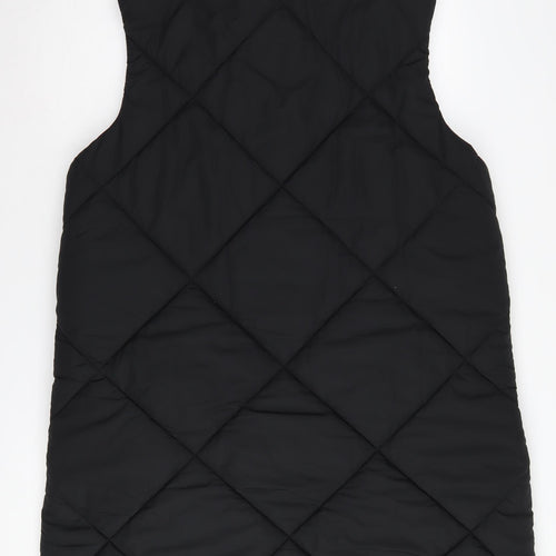 Marks and Spencer Women's Black Hooded Puffer Waistcoat Size 18
