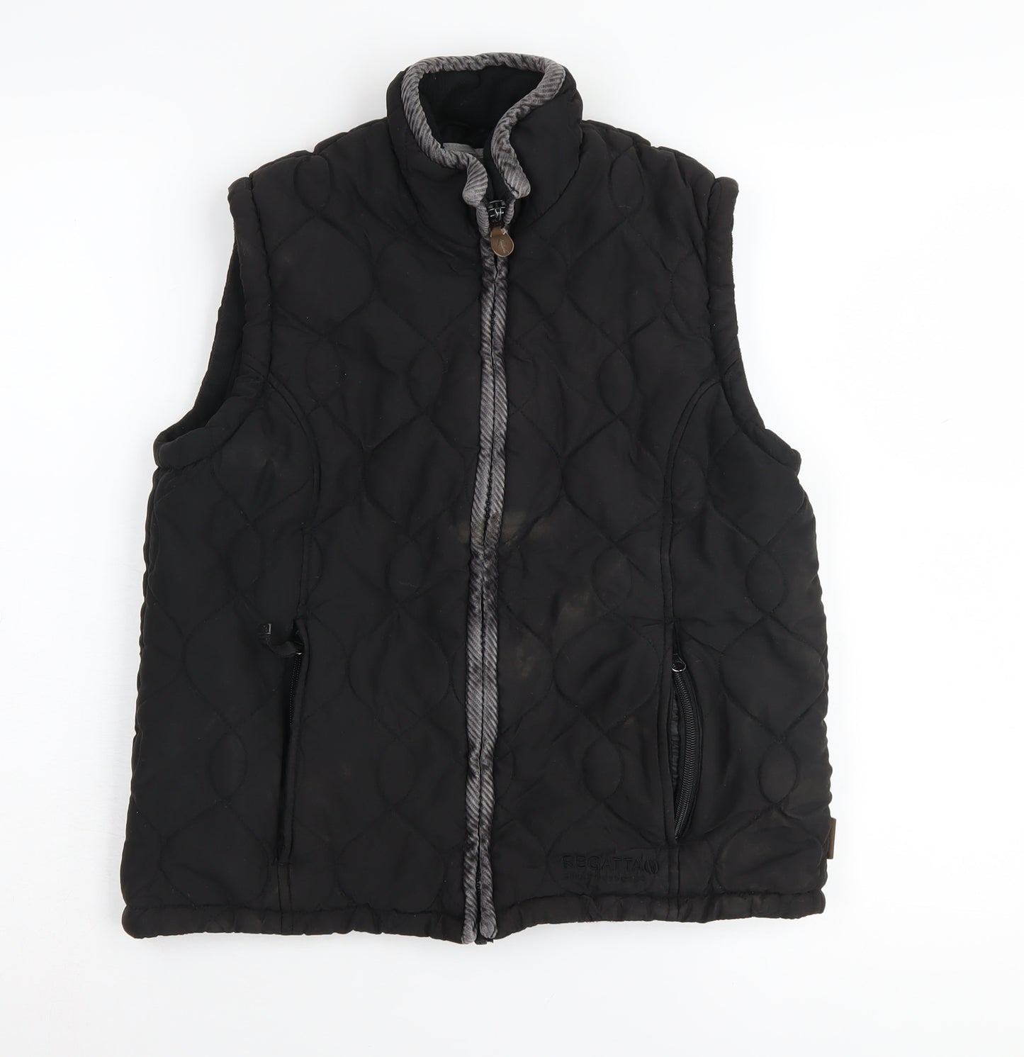 Regatta Women's Black Quilted Waistcoat Size 12