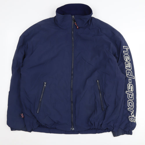 HEAD Men's Blue Zipped Jacket L - Casual Comfort