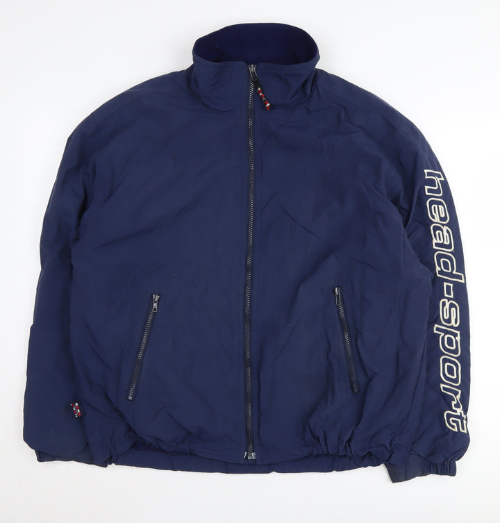 HEAD Men's Blue Zipped Jacket L - Casual Comfort