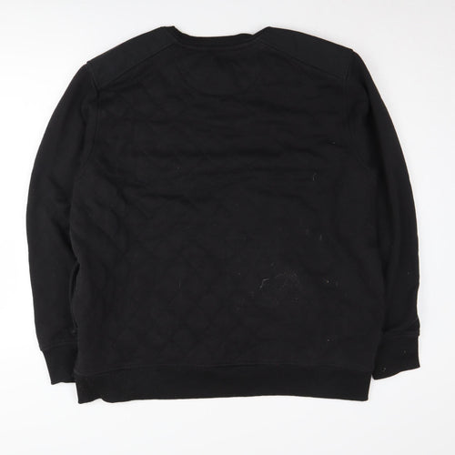 Workwear Men's Black XL Quilted Pullover Sweatshirt