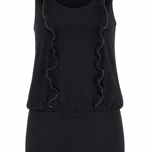 DKNY JEANS Women's Black Sleeveless Short Dress L