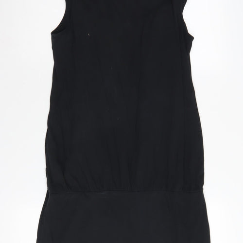 DKNY JEANS Women's Black Sleeveless Short Dress L