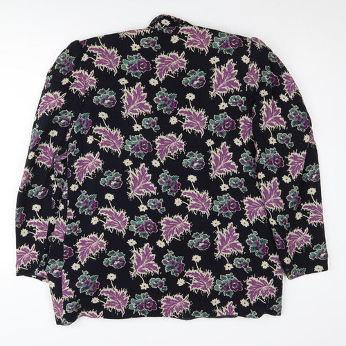 Alexon Women's Multicoloured Floral Suit Jacket, M, Lined, Regular Fit