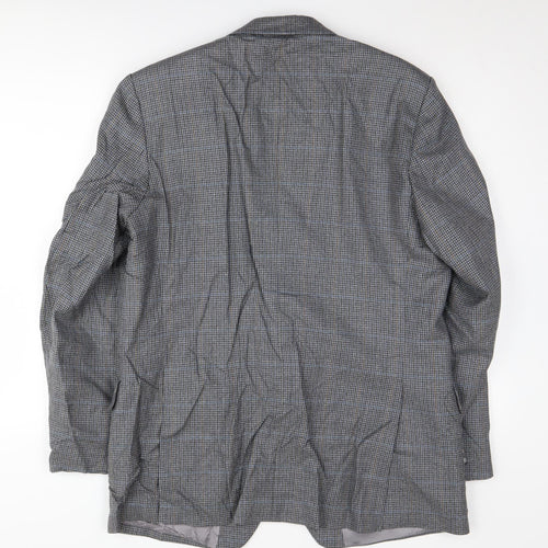 Magee Men's Grey Check Blazer 42 Regular Fit