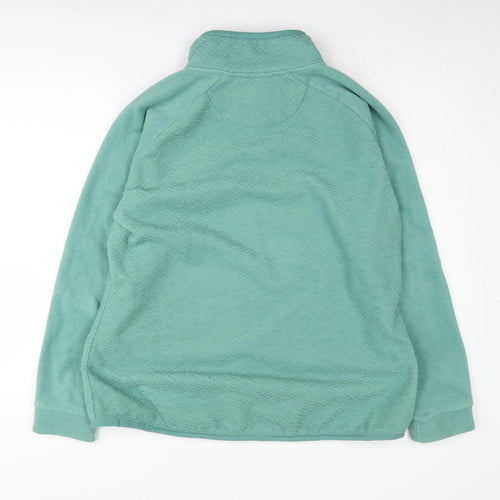 Weird Fish Women's Green Fleece Jacket Size 18